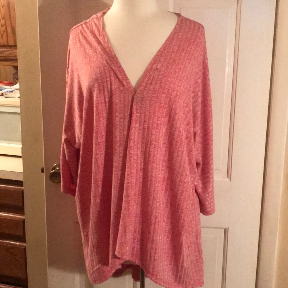 Short red Lindsay lularoe cover up